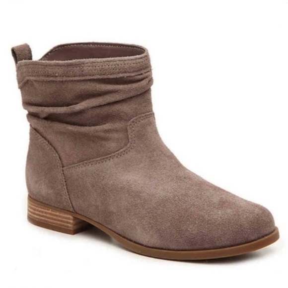 Koolaburra by UGG Lorelei Suede Boots Size 7 Women’s Taupe Brown Slouchy Shoes - Picture 1 of 7